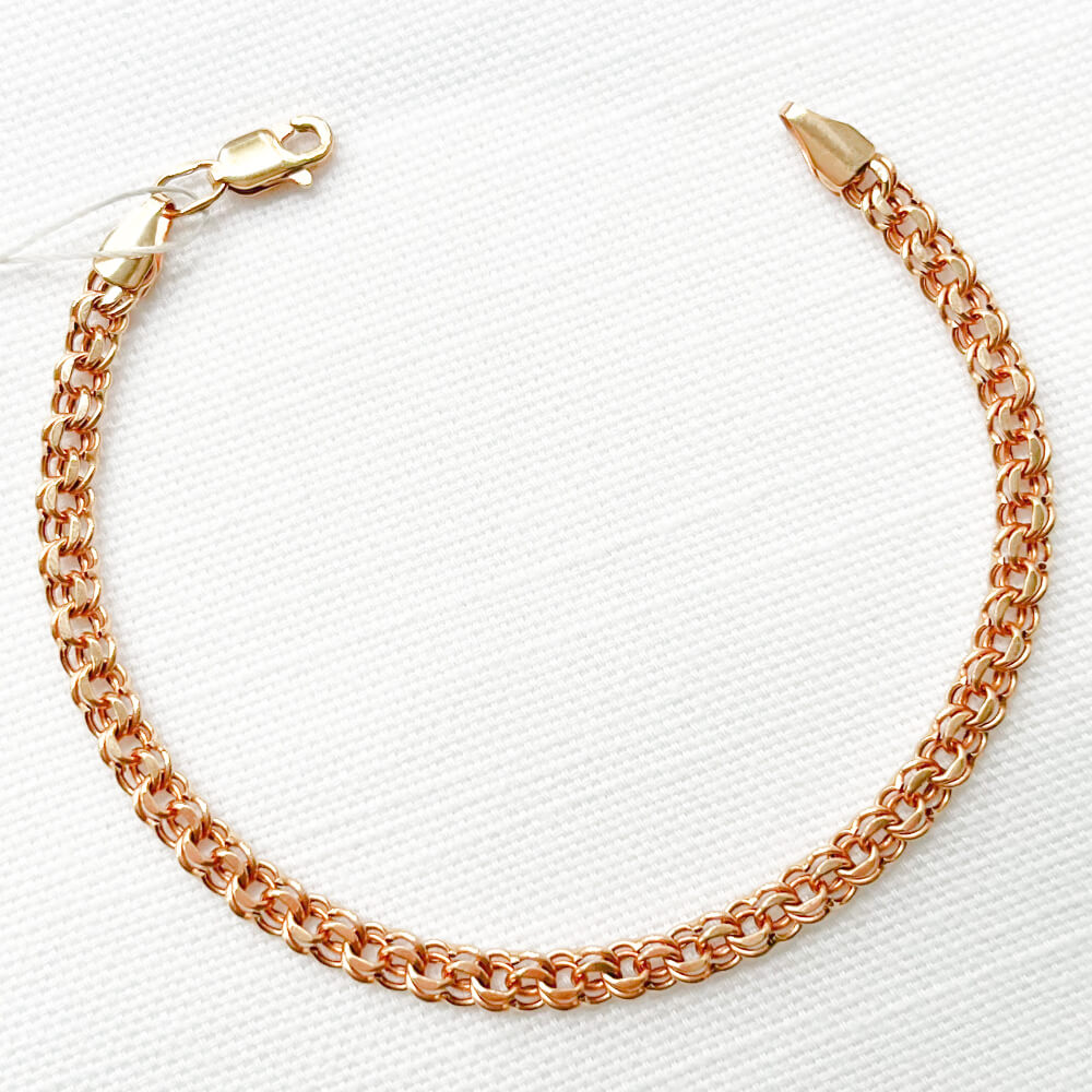 Золотий браслет бісмарк. Артикул: 000621