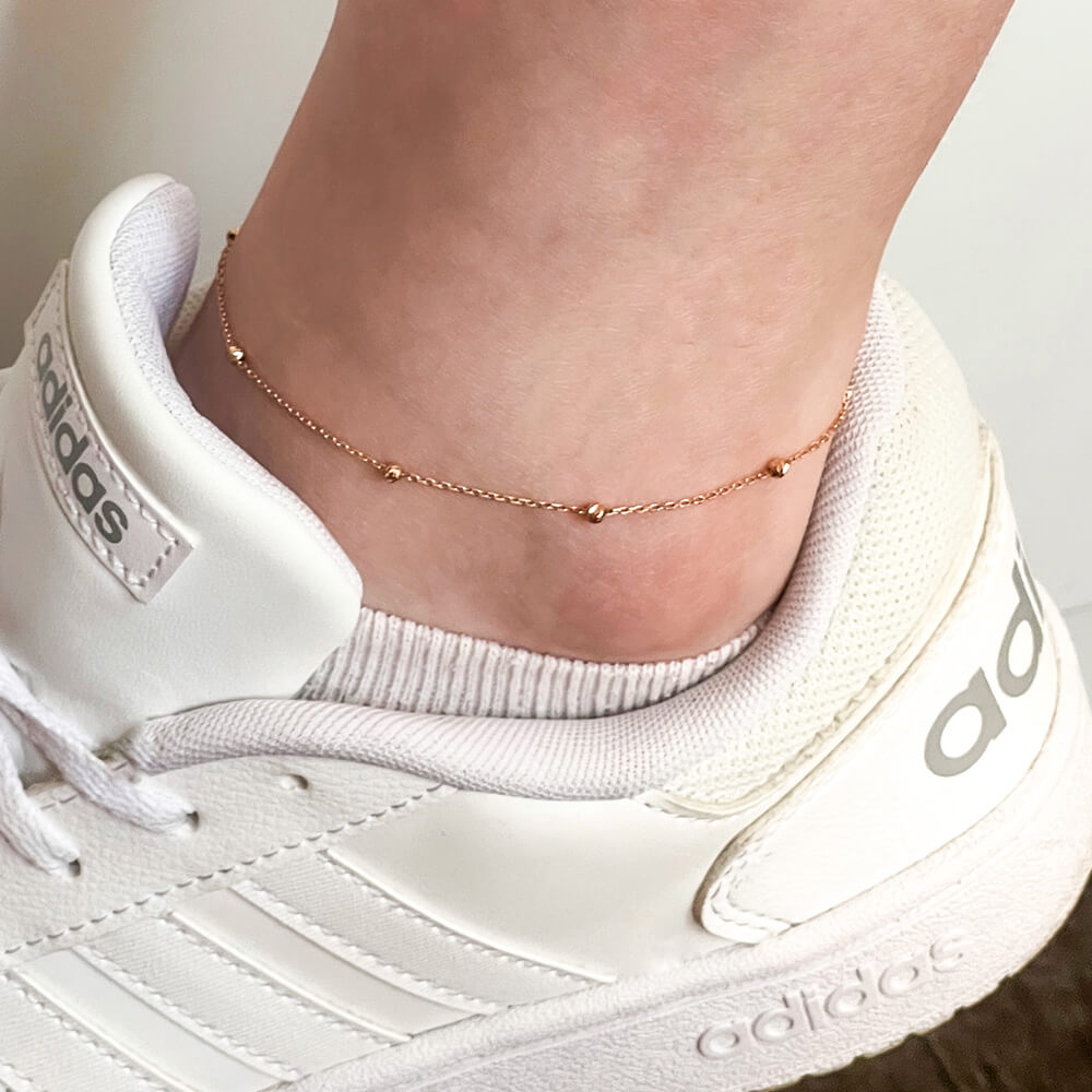 Золотий браслет на ногу. Артикул: 003352