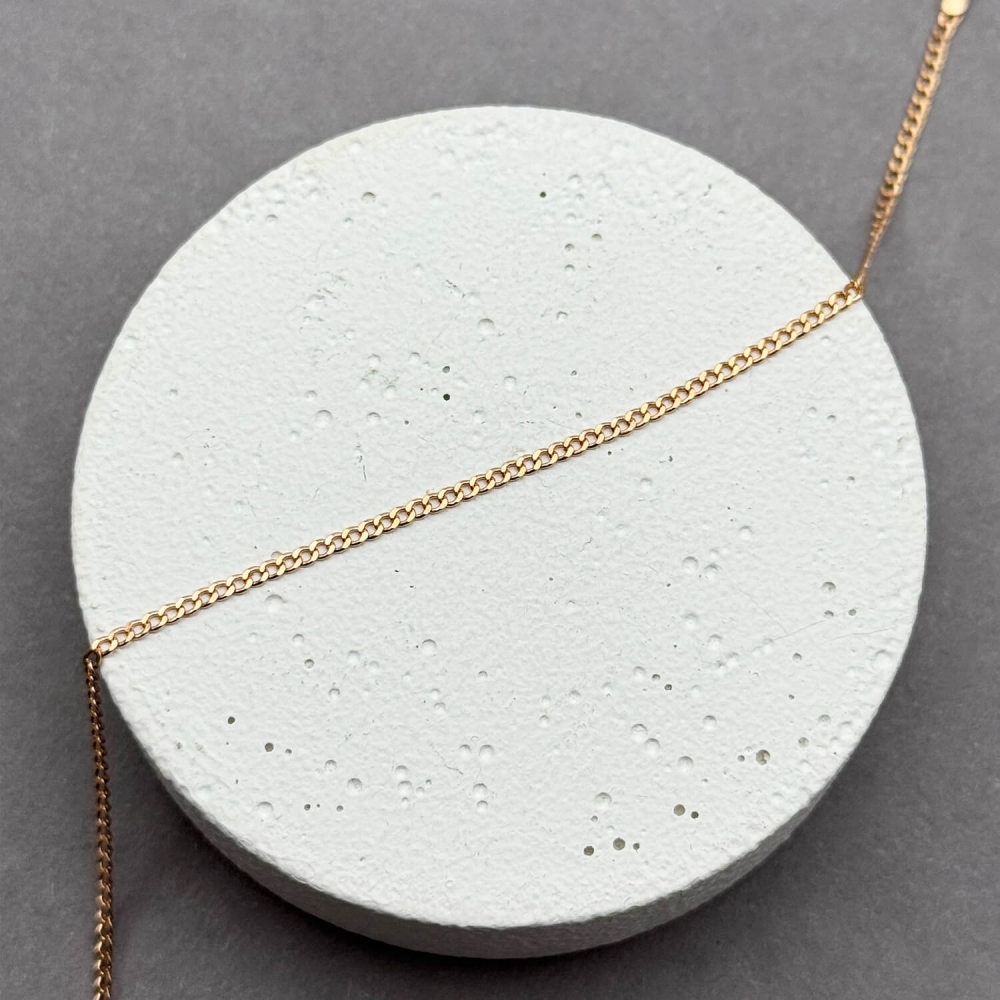 Золотий браслет панцирного плетіння. Артикул: 009131