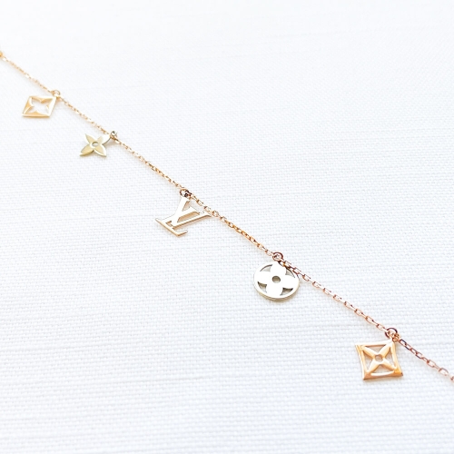 Золотий браслет з підвісками. Артикул: 005921