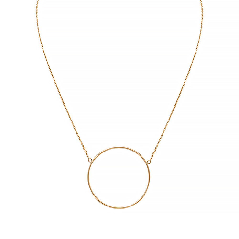 Золоте кольє з кільцем. Артикул: 001908