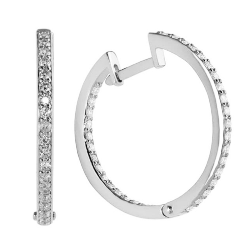 Золоті сережки-кільця. Артикул: 003242