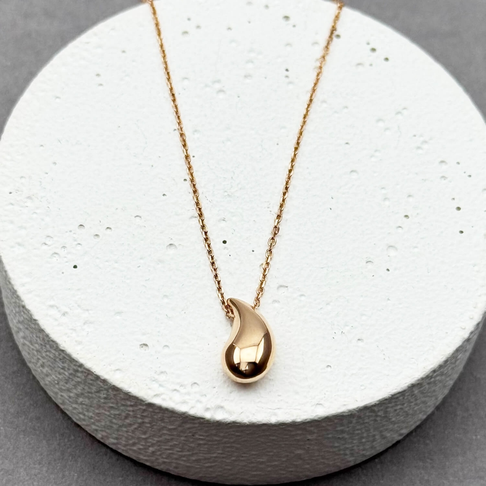 Золоте кольє Крапля. Артикул: 008922