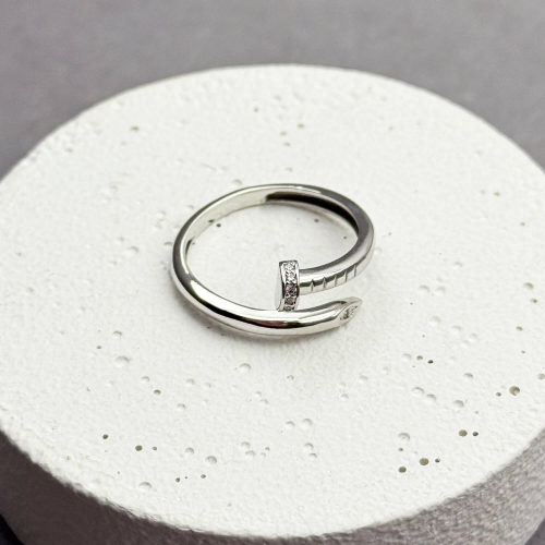 Золотое кольцо Гвоздь с фианитами. Артикул: 006310