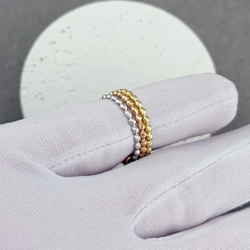 Золота каблучка з кульками. Артикул: 010883