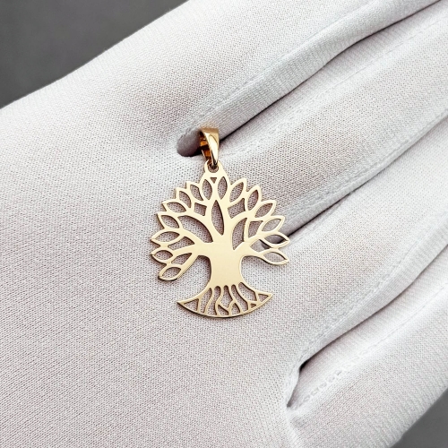 Золотий підвіс Дерево. Артикул: 010067