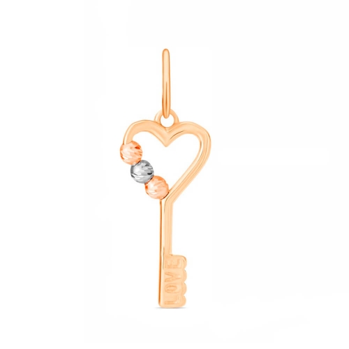 Золотий підвіс Ключик. Артикул: 003355