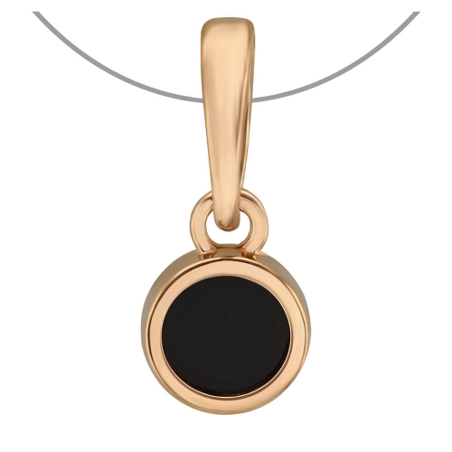 Золотий підвіс з агатом. Артикул: 006427