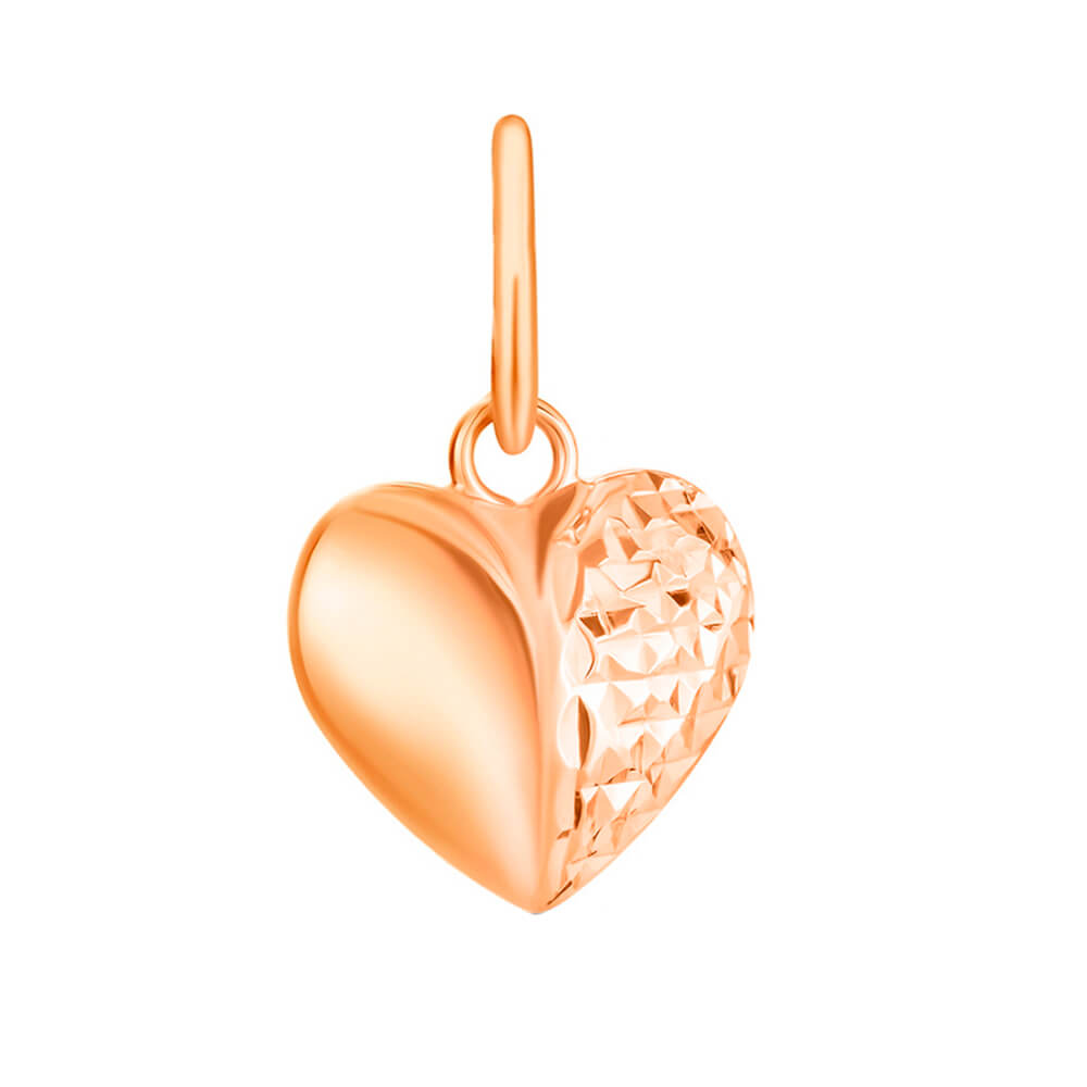 Золотий підвіс Серце. Артикул: 003319