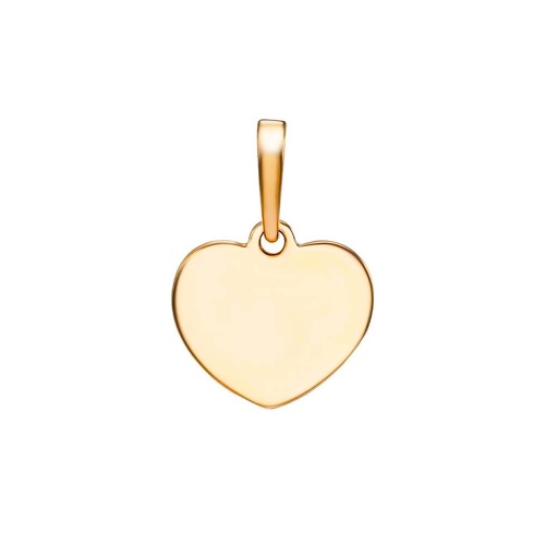 Золотий підвіс Серце. Артикул: 006545