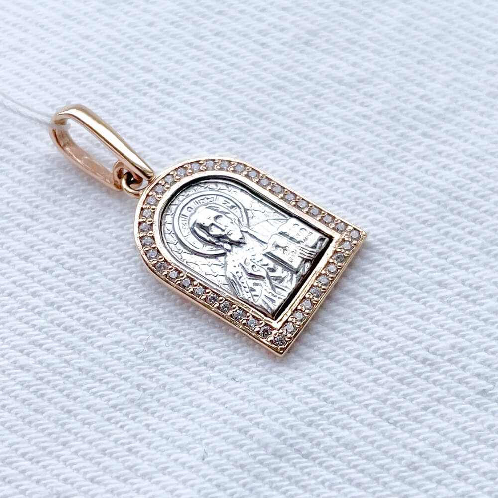 Золота ладанка Господь Вседержитель. Артикул: 001158