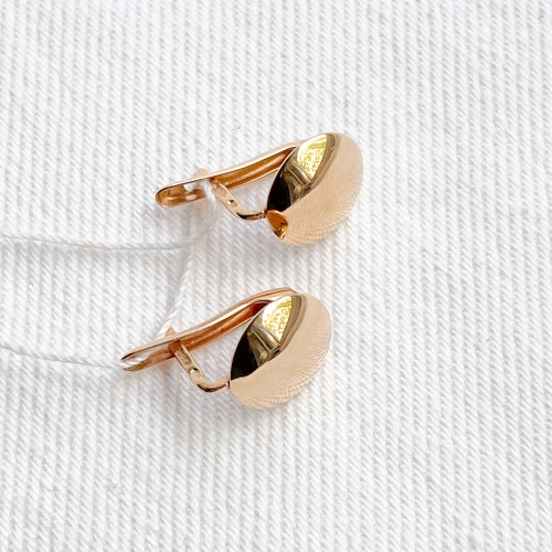 Золотые серьги-монетки. Артикул: 001441