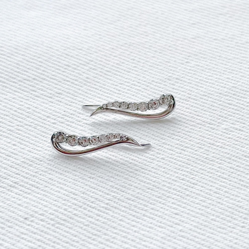 Золоті сережки-кафи. Артикул: 001407