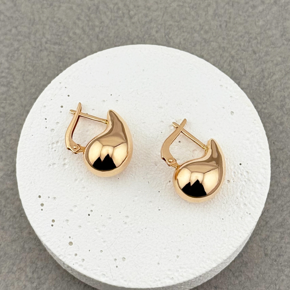 Золоті сережки Крапля. Артикул: 007876