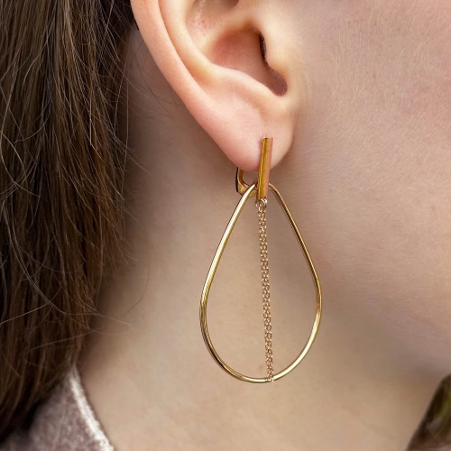 Золотые серьги. Артикул: 003152