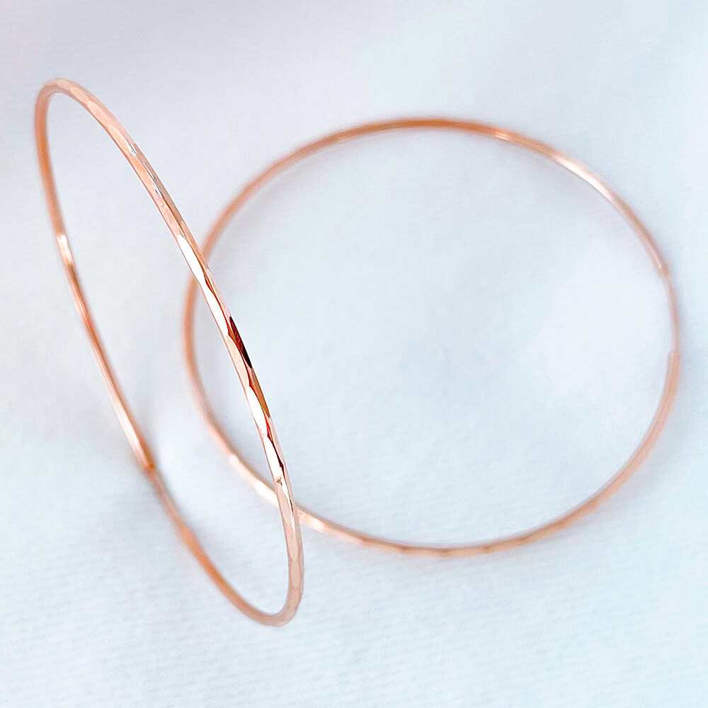 Золотые серьги-кольца. Артикул: 002497