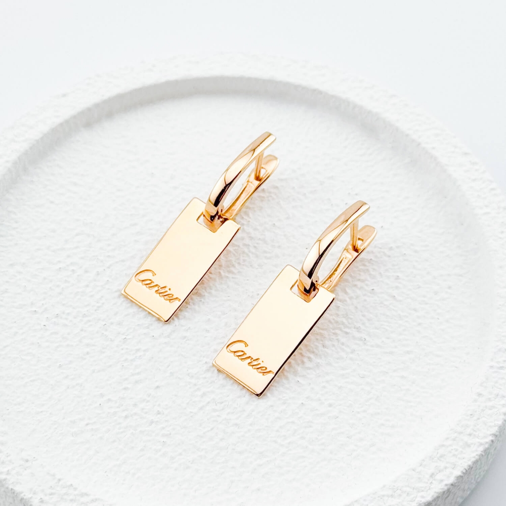 Золоті сережки-підвіски. Артикул: 008397