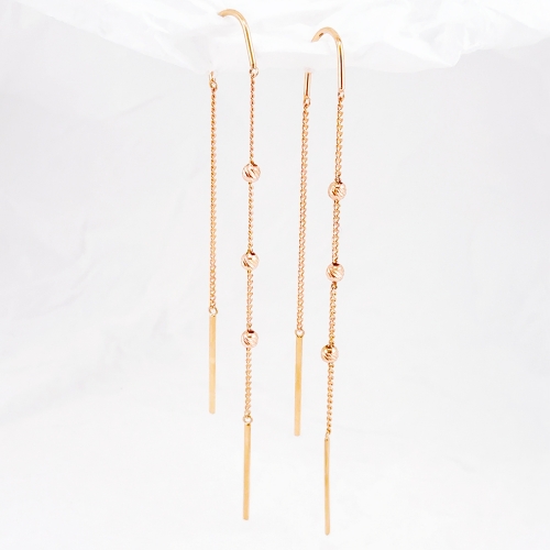 Золоті сережки-протяжки. Артикул: 007649