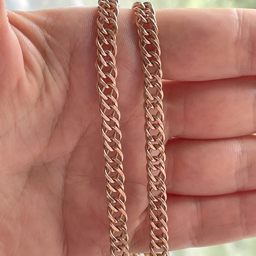 Золотая цепь плетения Двойной Ромб. Артикул: 000787