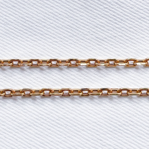 Золотая цепь плетения якорь. Артикул: 000783