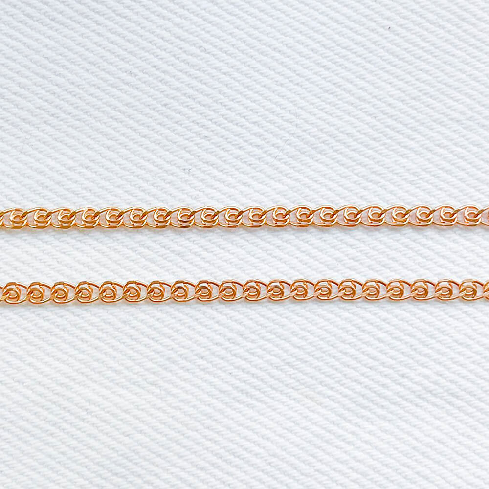 Золотая цепь плетения Love. Артикул: 000701